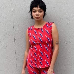 Nooworks Linen Knives top women’s size medium